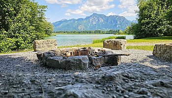 Bade- und Grillstelle am Forggenseeufer